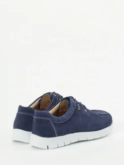 – Komfort-Schnürschuh aus Veloursleder Marine*Finn Comfort Clearance