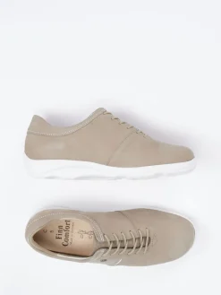 Damen Finn Comfort – Komfort-Schnürschuh aus Nubukleder