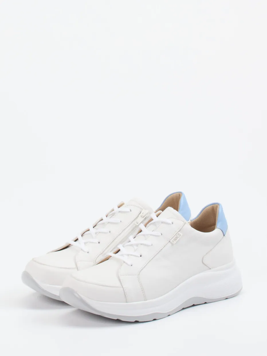 – Komfort-Sneaker aus Kalbleder Offwhite*Finn Comfort