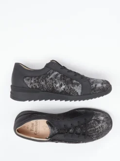 Damen Finn Comfort – Komfort-Sneaker aus geprägtem Leder