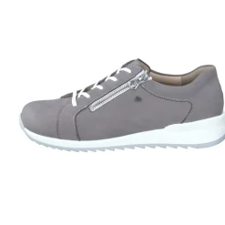 Damen Finn Comfort – Komfort-Sneaker aus Nubukleder Taupe