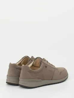 Damen Finn Comfort – Komfort-Sneaker aus Nubukleder Taupe