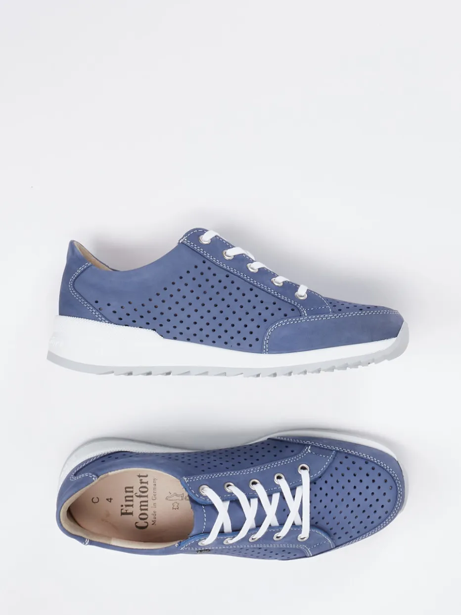 – Komfort-Sneaker aus Nubukleder jeans*Finn Comfort Outlet