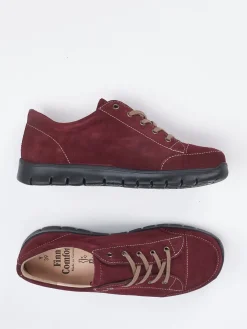 – Komfort-Sneaker aus Veloursleder bordeaux*Finn Comfort Online