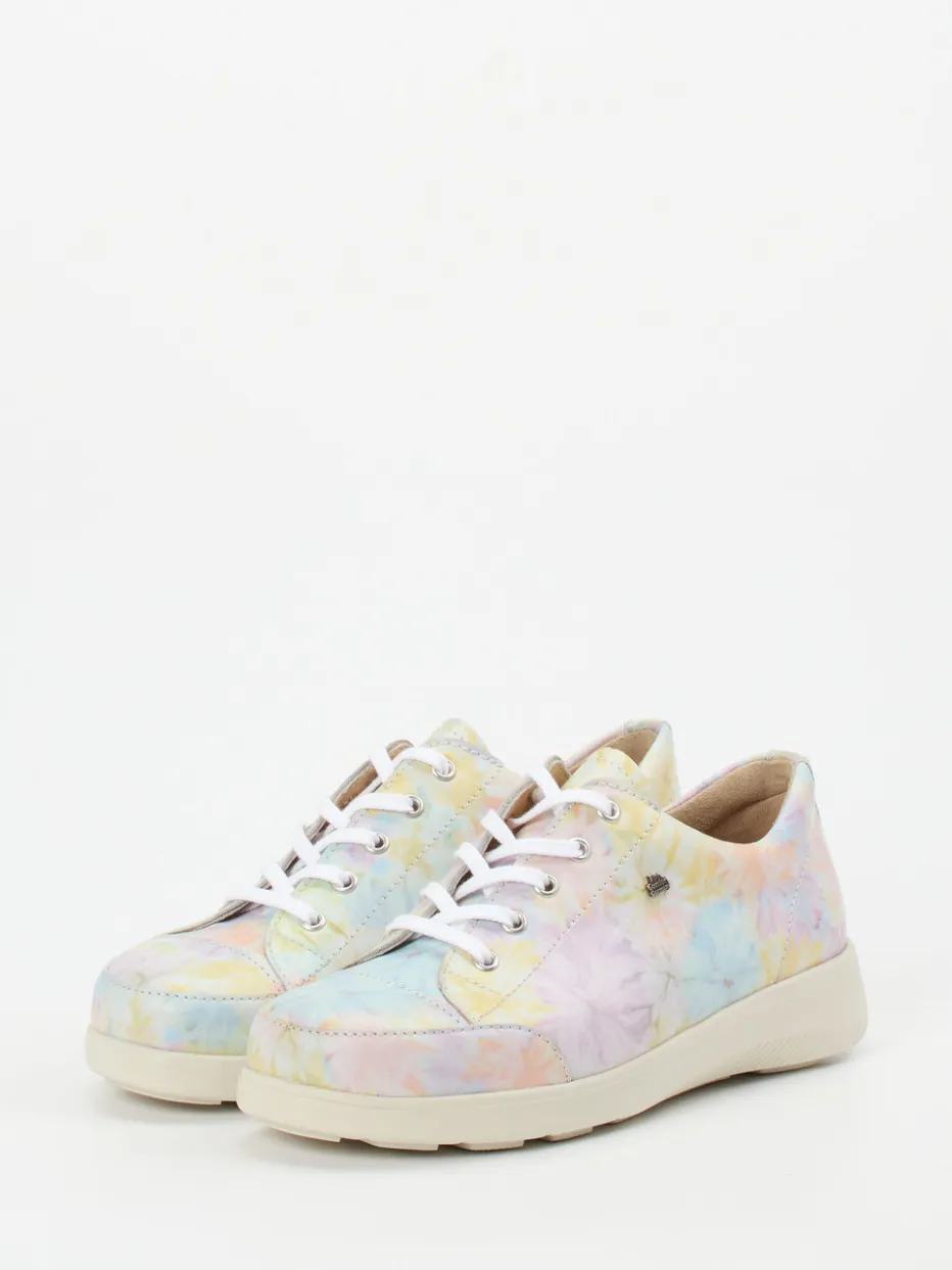 – Komfort-Sneaker aus Kalbleder Pastellprint*Finn Comfort Best