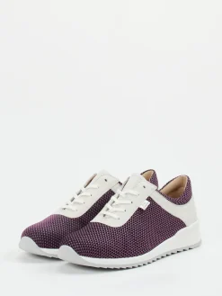 – Komfort-Sneaker aus Mesh und Nubukleder pflaume*Finn Comfort New