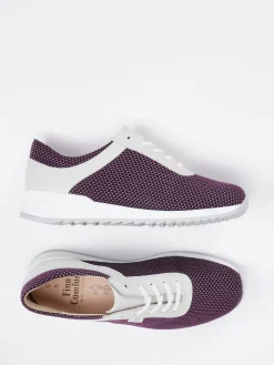 – Komfort-Sneaker aus Mesh und Nubukleder pflaume*Finn Comfort New