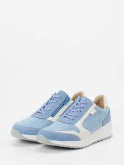 – Komfort-Sneaker aus Textil und Veloursleder hell*Finn Comfort Online