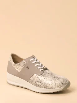 Damen Finn Comfort – Komfort-Sneaker aus Stretch und Nubukleder