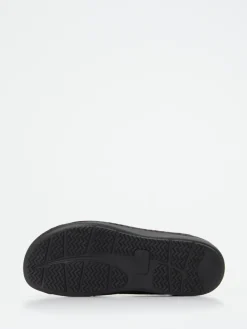 Herren Finn Comfort – Pantolette aus Fettleder dunkel