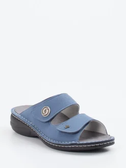 – Pantolette aus veganem Mikrofaser-Material jeans*Finn Comfort Outlet