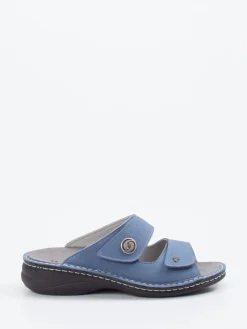 – Pantolette aus veganem Mikrofaser-Material jeans*Finn Comfort Outlet