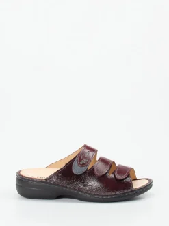 – Pantolette aus Lackleder Bordeaux*Finn Comfort Sale