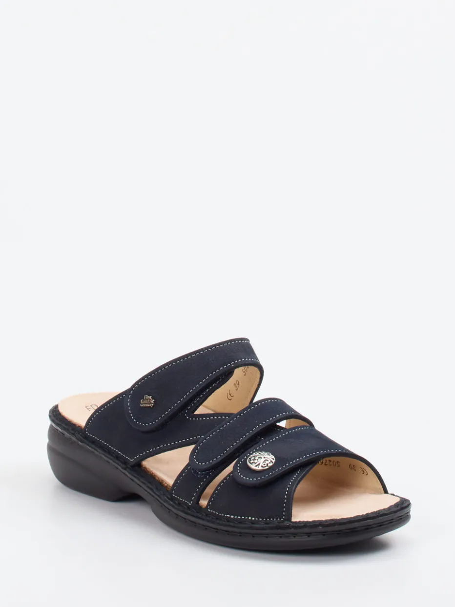 – Pantolette aus Nubukleder dunkel*Finn Comfort Hot