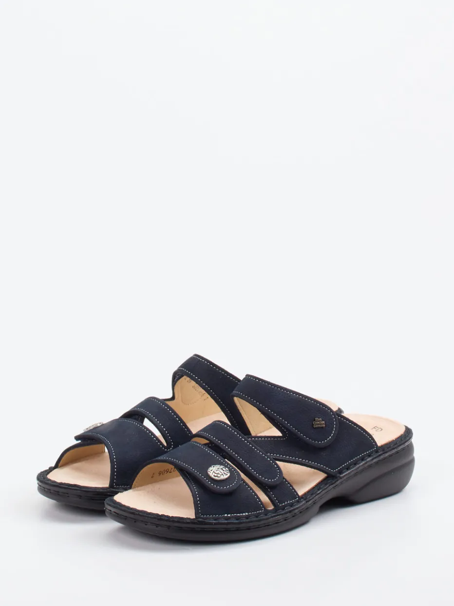 – Pantolette aus Nubukleder dunkel*Finn Comfort Hot