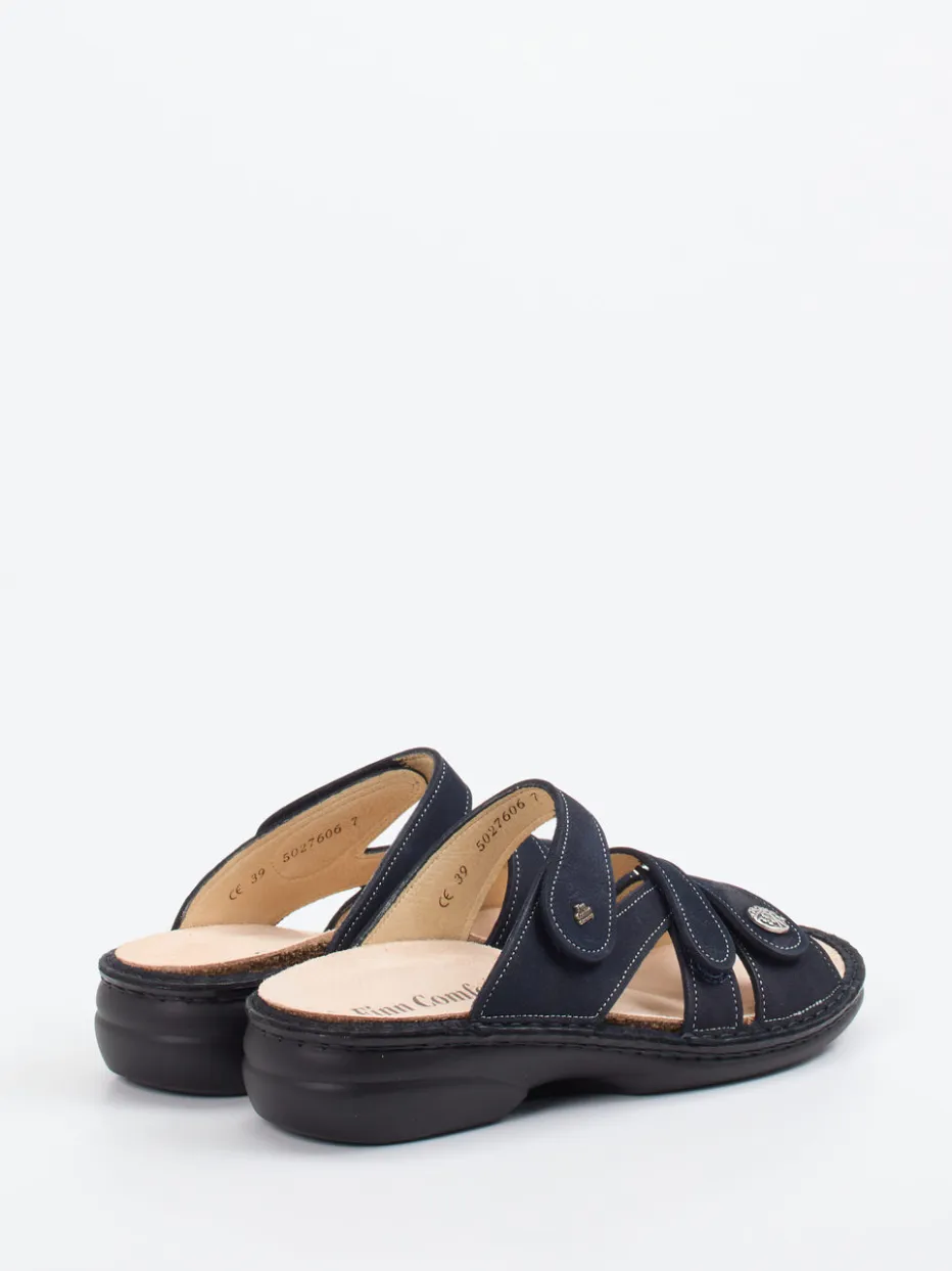 – Pantolette aus Nubukleder dunkel*Finn Comfort Hot