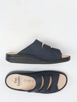 – Pantolette aus Nubukleder Dunkel*Finn Comfort Outlet