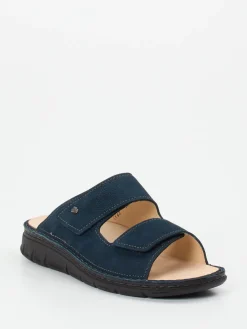 Herren Finn Comfort – Pantolette aus Nubukleder dunkel