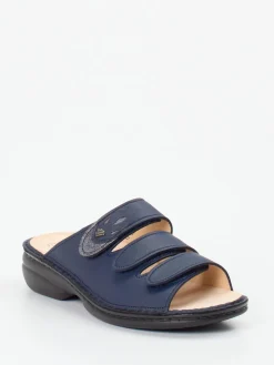 Damen Finn Comfort – Pantolette aus Kalbleder Dunkel