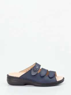 Damen Finn Comfort – Pantolette aus Kalbleder Dunkel