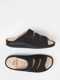 Damen Finn Comfort – Pantolette aus Nubukleder