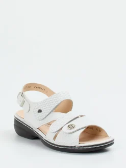 Damen Finn Comfort – Sandale aus geprägtem Leder