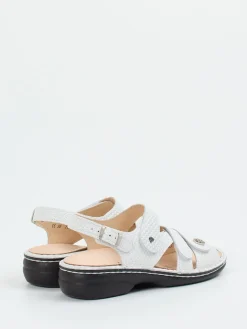 Damen Finn Comfort – Sandale aus geprägtem Leder