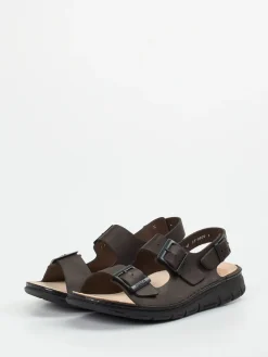 Herren Finn Comfort – Sandalen aus Kalbleder Dunkel