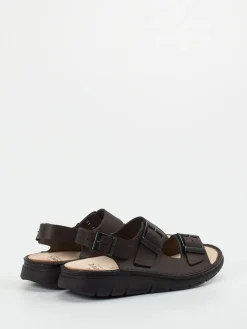 Herren Finn Comfort – Sandalen aus Kalbleder Dunkel