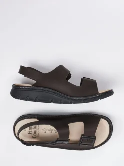 Herren Finn Comfort – Sandalen aus Kalbleder Dunkel
