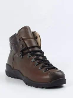 Herren Finn Comfort – Schnürboots aus Fettleder dunkel