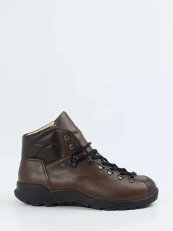 Herren Finn Comfort – Schnürboots aus Fettleder dunkel