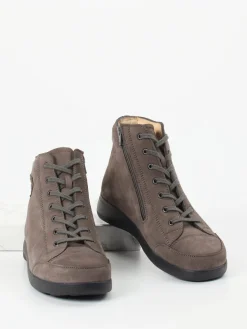 – Schnürboots aus Nubukleder schlamm*Finn Comfort Clearance