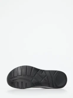 Damen Finn Comfort – Schnürschuh aus Nubukleder Schwarz