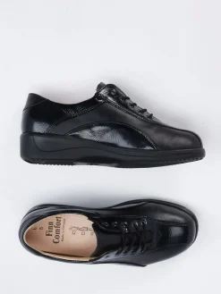 Damen Finn Comfort – Schnürschuh aus Lackleder