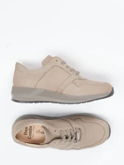 – Schnürschuh aus Nubukleder Sandbeige*Finn Comfort Hot