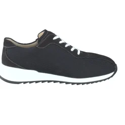 Damen Finn Comfort – Schnürschuhe aus Stretchmesh und Veloursleder