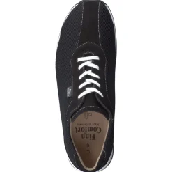 Damen Finn Comfort – Schnürschuhe aus Stretchmesh und Veloursleder