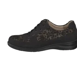 Damen Finn Comfort – Schnürschuhe aus Veloursleder