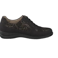 Damen Finn Comfort – Schnürschuhe aus Veloursleder