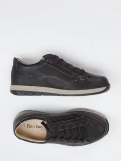 – Schnürschuhe aus Nubukleder Dunkel*Finn Comfort Discount