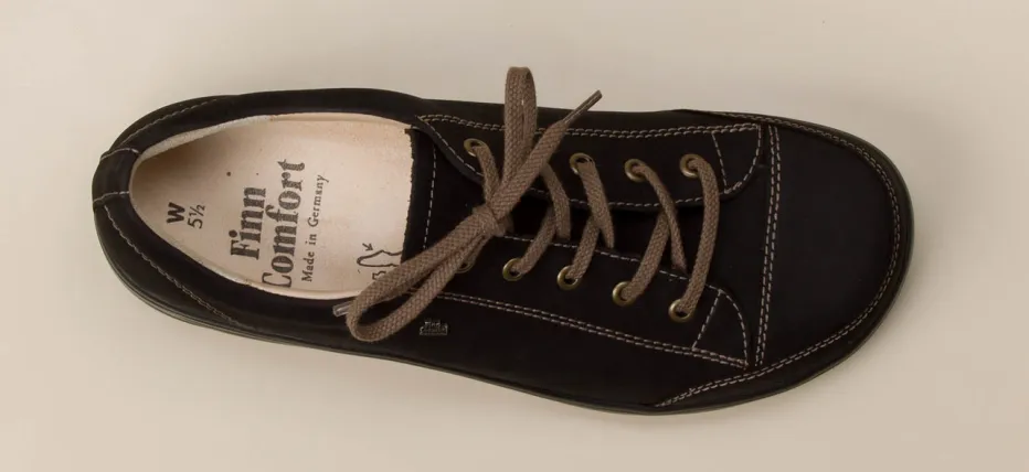 Damen Finn Comfort – Schnürschuhe aus Nubukleder