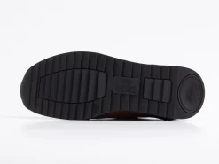 – Schnürschuhe aus Nubukleder cognac*Finn Comfort