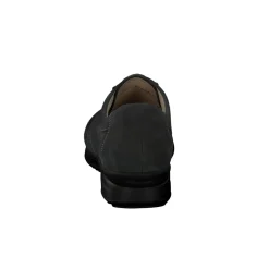 Damen Finn Comfort – Schnürschuhe aus Nubukleder anthrazit