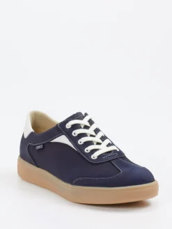 Damen Finn Comfort – Sneaker aus Nubukleder Dunkel