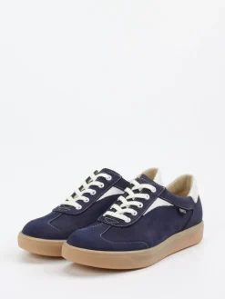 Damen Finn Comfort – Sneaker aus Nubukleder Dunkel