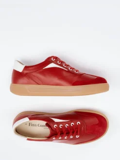 – Sneaker aus Kalbleder in Signal*Finn Comfort Sale