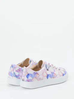 Damen Finn Comfort – Sneaker aus geprägtem Leder Rosé-color