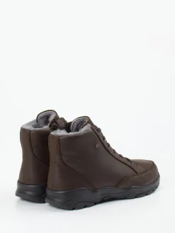 Herren Finn Comfort – Winterboots aus Fettleder dunkel