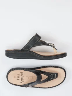 – Zehentrenner aus Kalbleder*Finn Comfort Sale